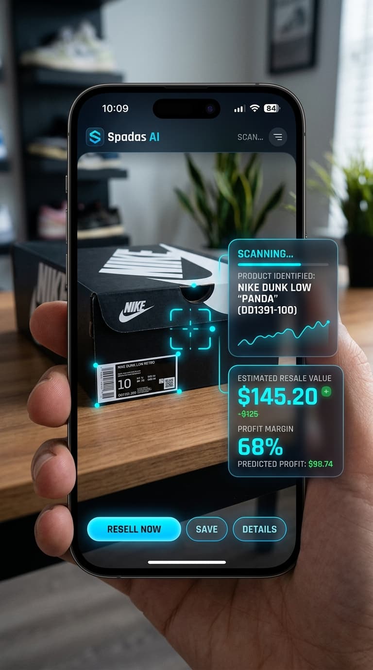 Spadas Lens AR Scanner Screenshot